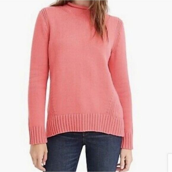 J. Crew 1988 Rollneck Sweater in Dark Pink Size Extra Small - Picture 1 of 6